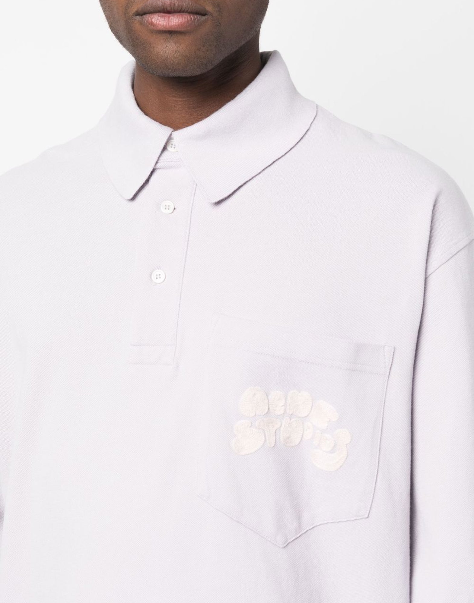 ACNE STUDIOS Oversized Bubble Logo Polo Shirt - SS24 Collection