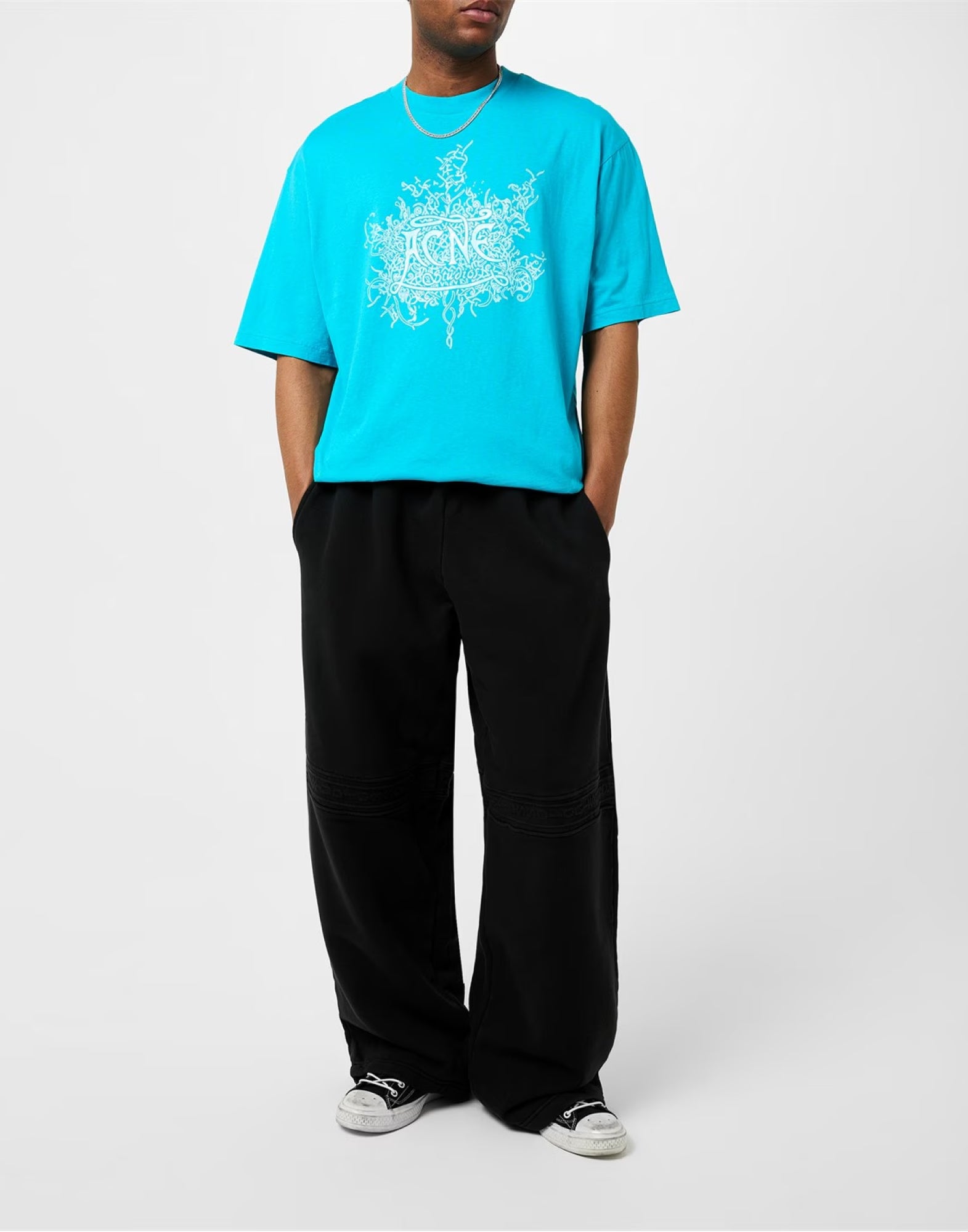 ACNE STUDIOS Loose Fit Devil Logo T-Shirt