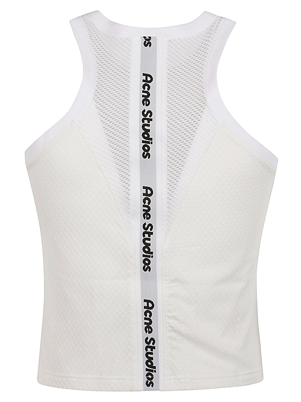 ACNE STUDIOS Logo Tank Top with Wrapping Cut - SS24
