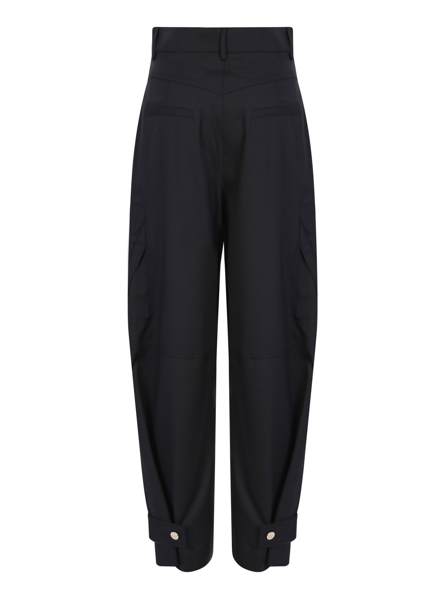 BLANCA VITA High Waist Oversized Cargo Trousers for Women