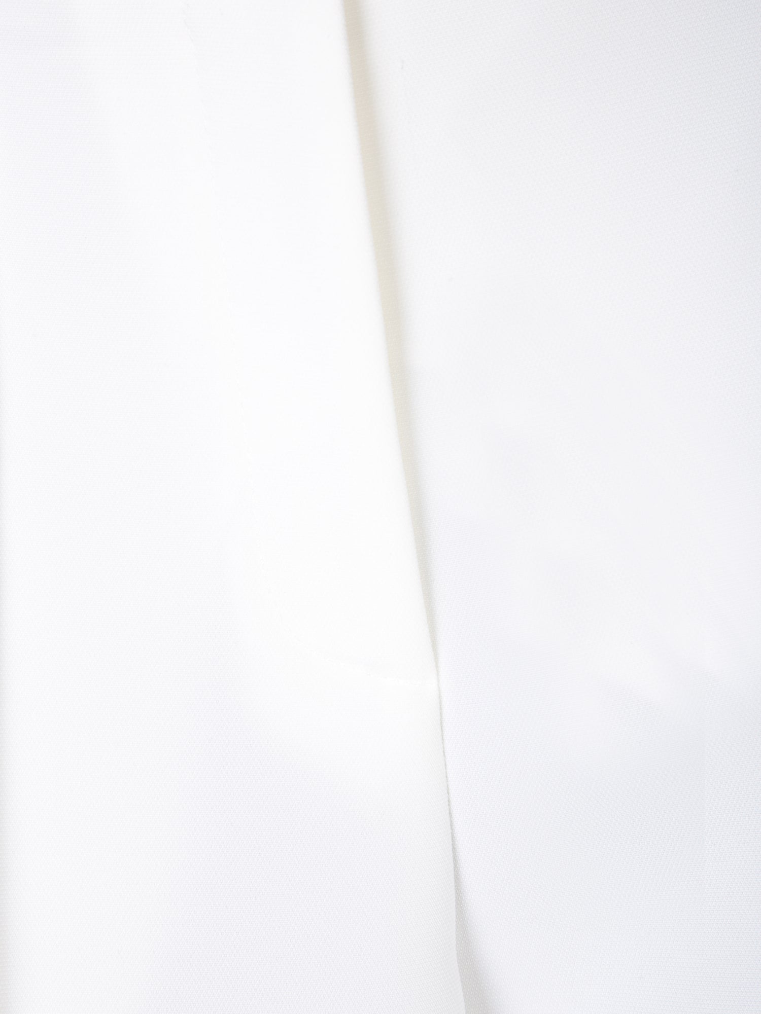 BLANCA VITA Elegant White Trousers for Women - Regular Fit, Mid-Rise, Spring Summer 2025