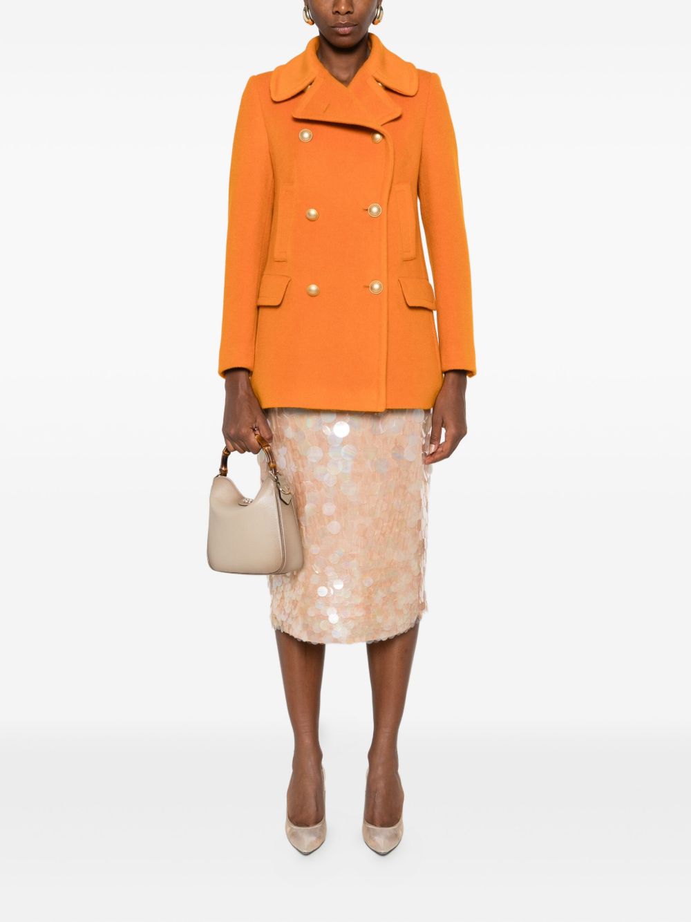 TAGLIATORE Wool Double-Breasted Jacket