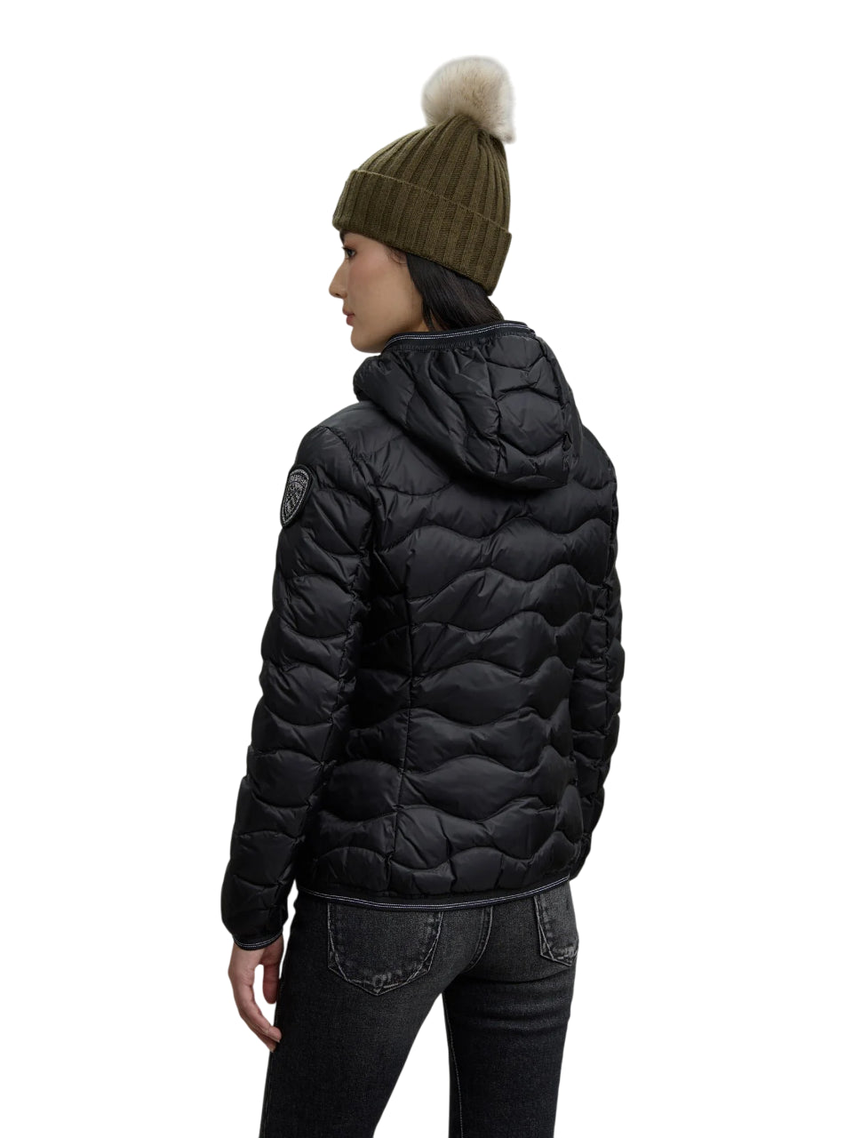 BLAUER Flared Fit Quilted Down Jacket for Women