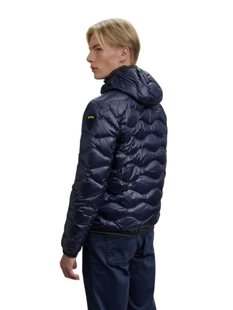BLAUER Quilted Down Jacket with Fixed Hood - FW25