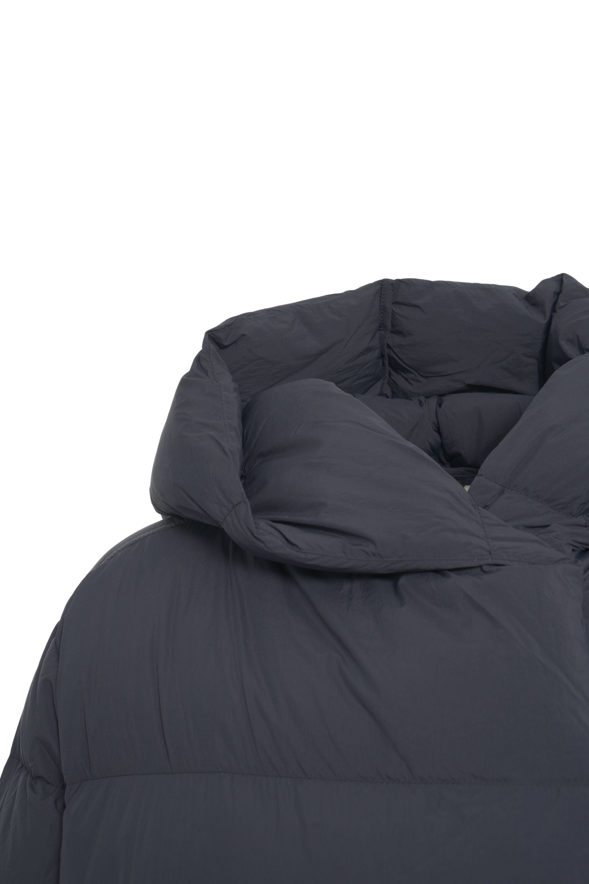 BLAUER Long Padded Jacket with Non-Removable Hood for Women