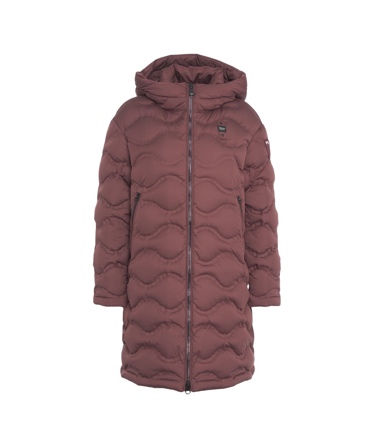 BLAUER Long Quilted Down Jacket for Women