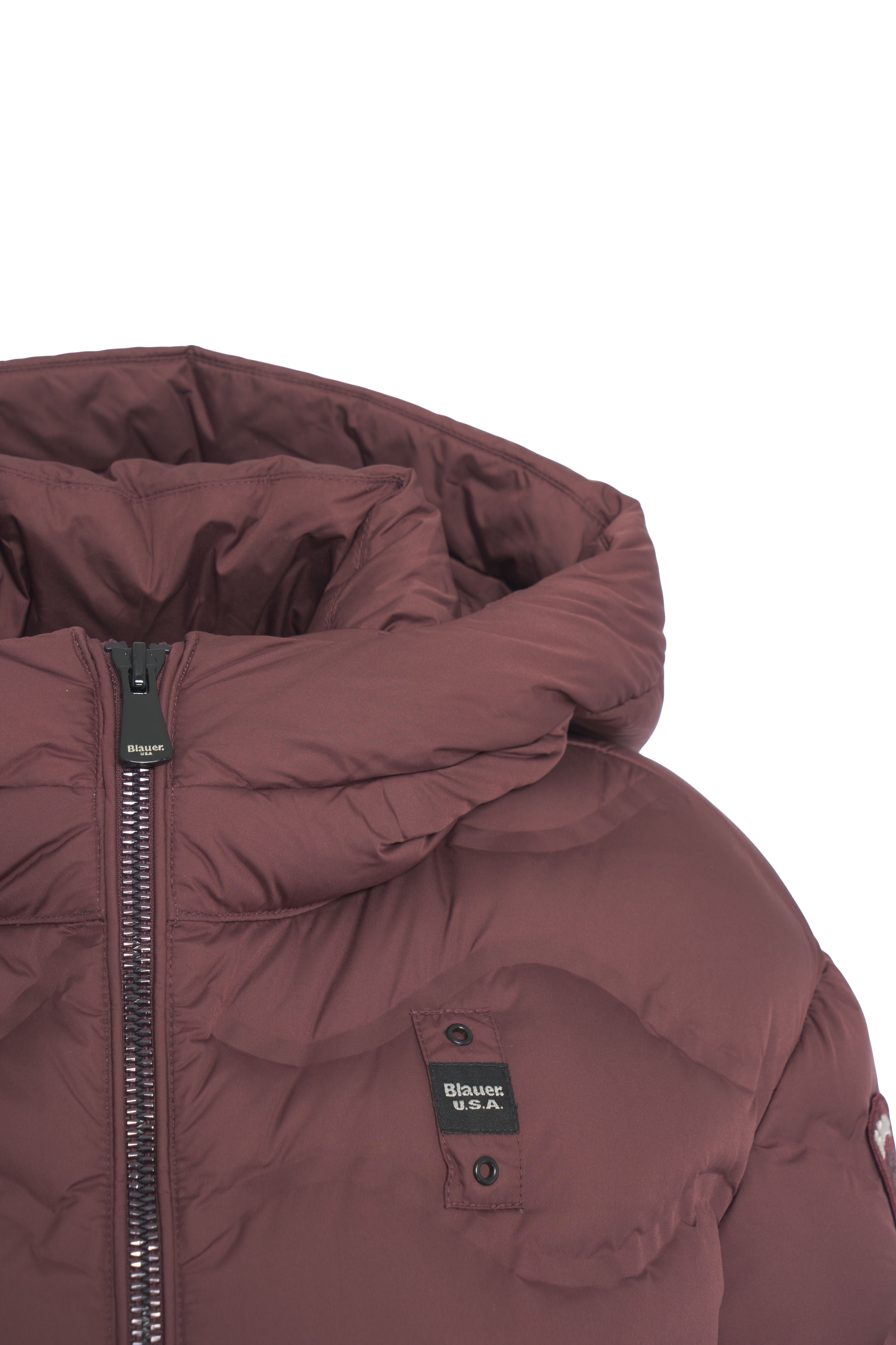 BLAUER Long Quilted Down Jacket for Women