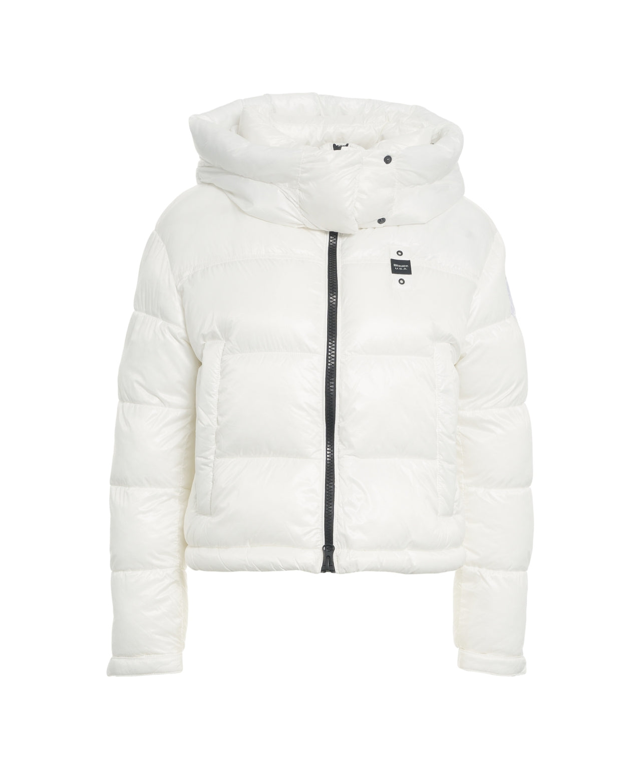 BLAUER Quilted Down Jacket with Integrated Hood