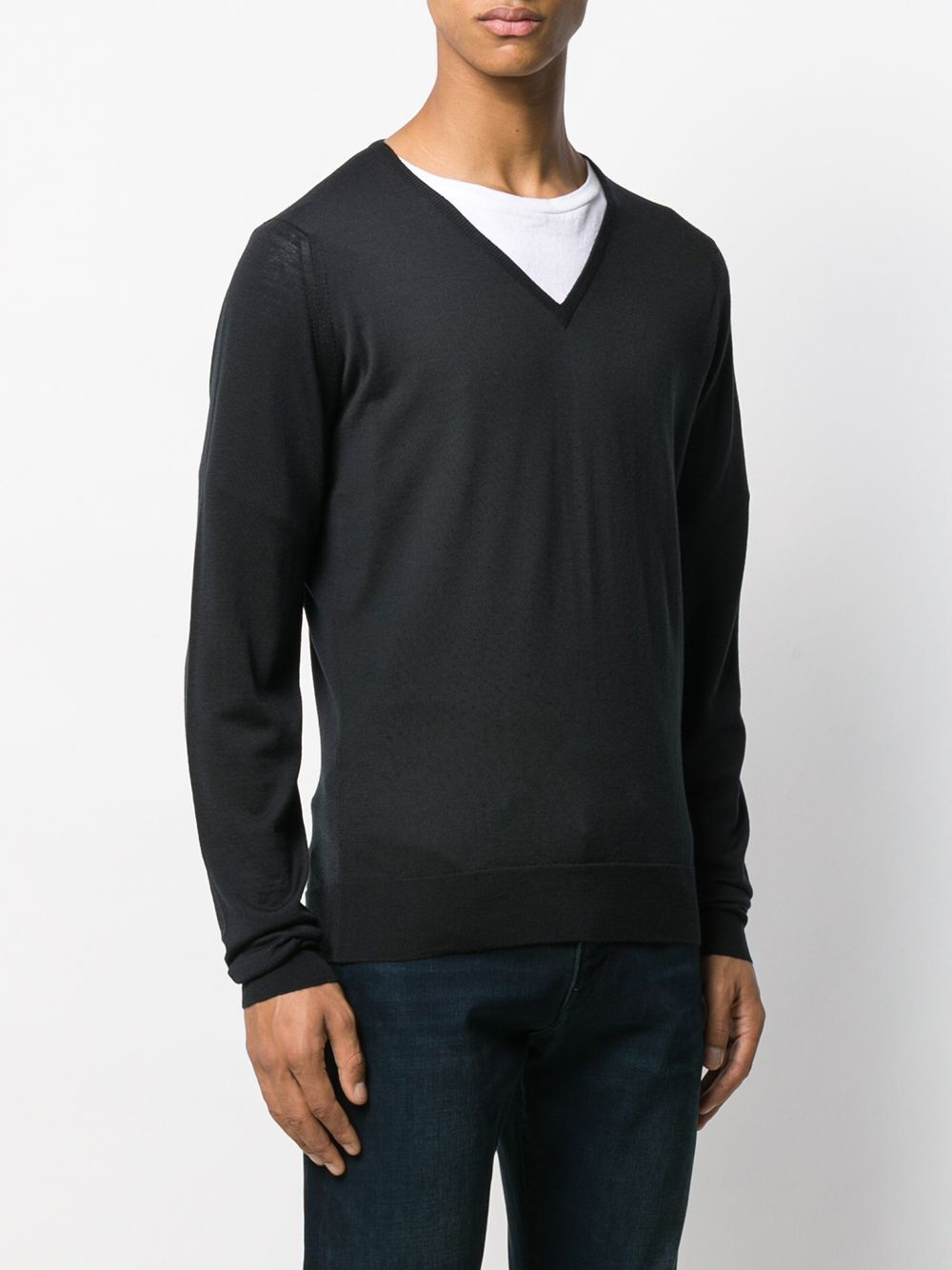 JOHN SMEDLEY Blenheim Long Sleeve Pullover for Men