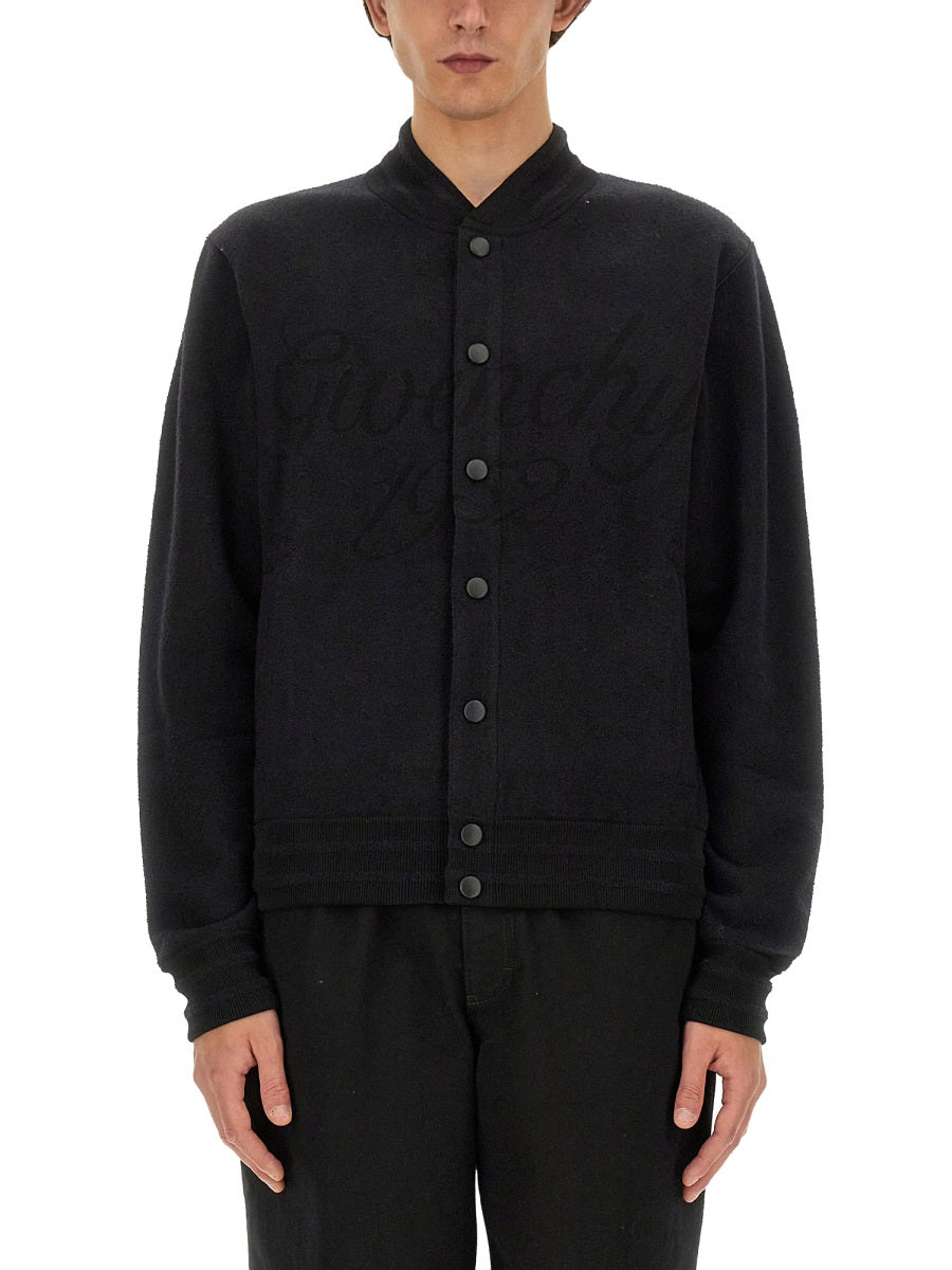 GIVENCHY Nylon Blend Bomber Jacket for Men - FW24 Collection