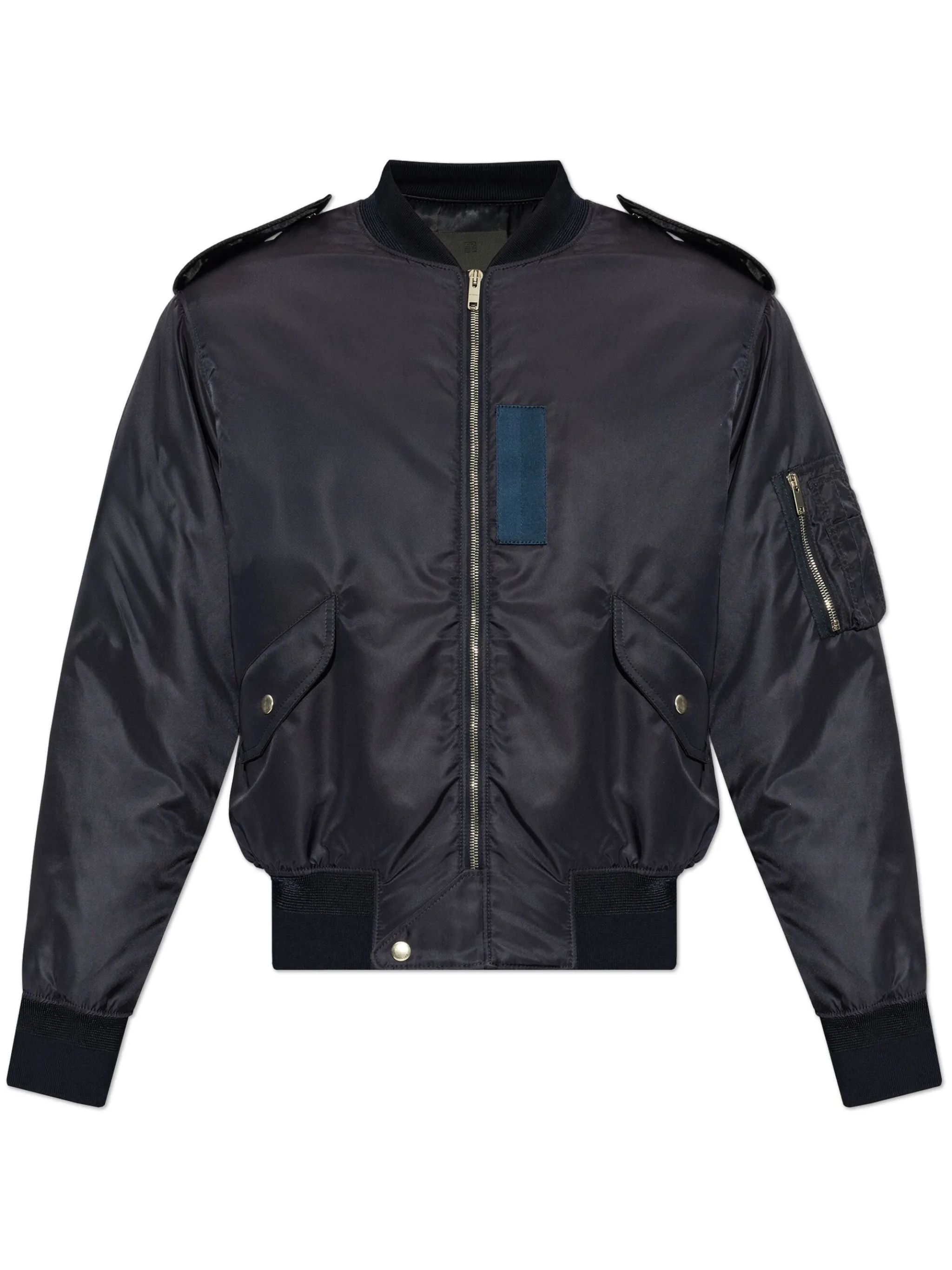 GIVENCHY Men's Bomber Jacket with Medallion - Size 48