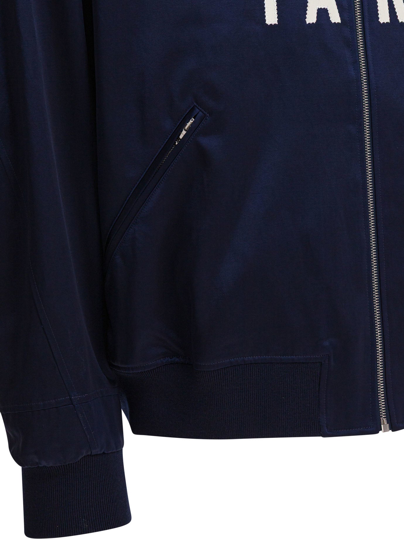 GIVENCHY Satin Zipped Overhead Jacket for Men - FW25
