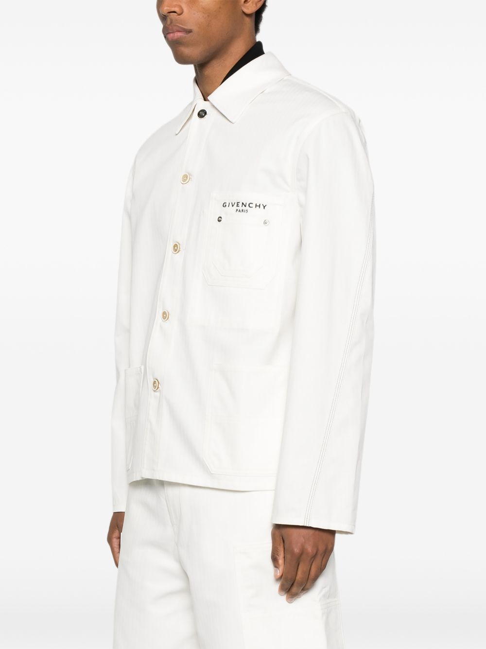 GIVENCHY Men's Denim Cotton Jacket - SS26 Collection