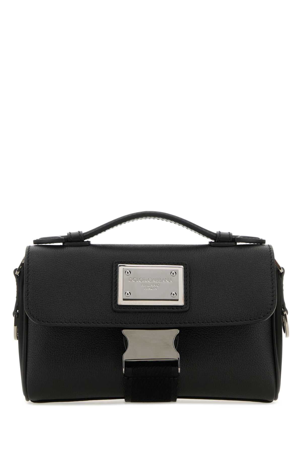 DOLCE & GABBANA Leather Handbag for Men - SS24 Collection