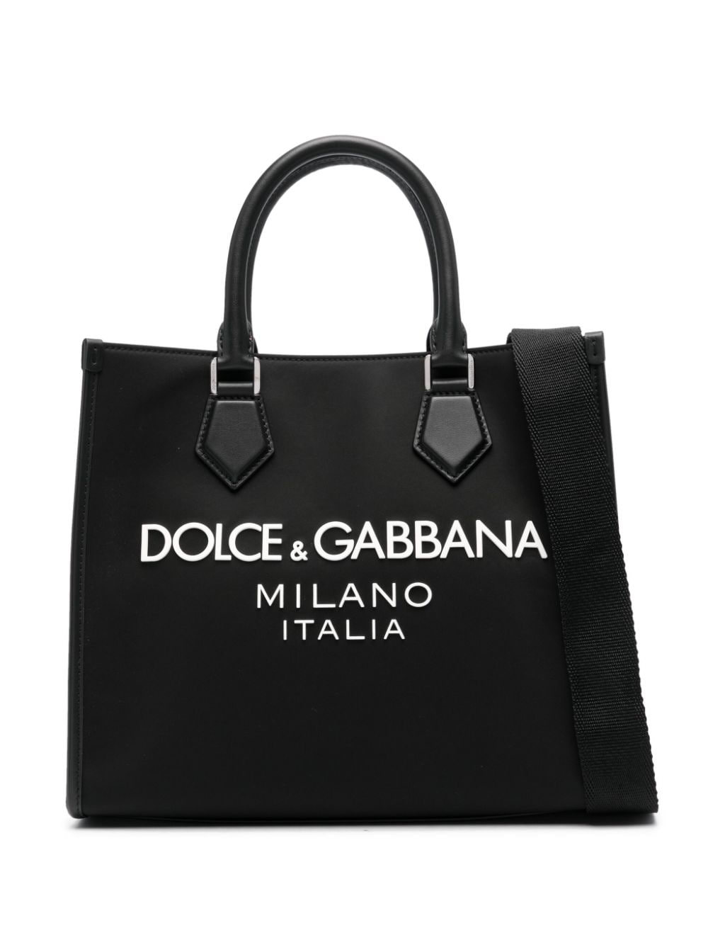 DOLCE & GABBANA Shopping Handbag with Logo - FW24 Design
