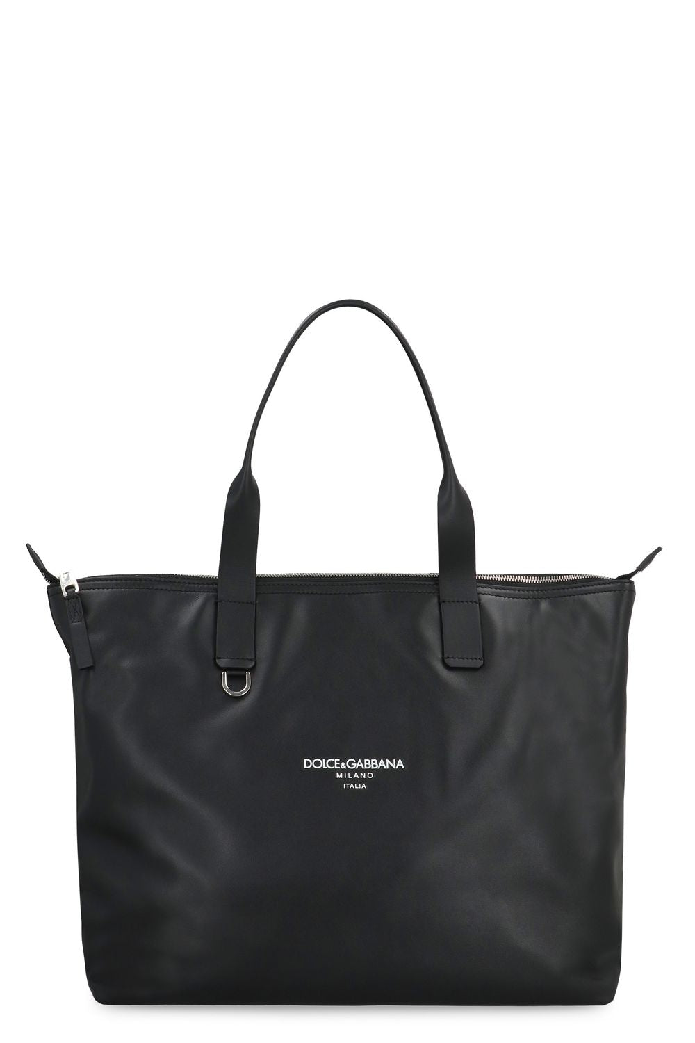 DOLCE & GABBANA Smooth Leather Tote Handbag - 40cm x 35cm x 13cm