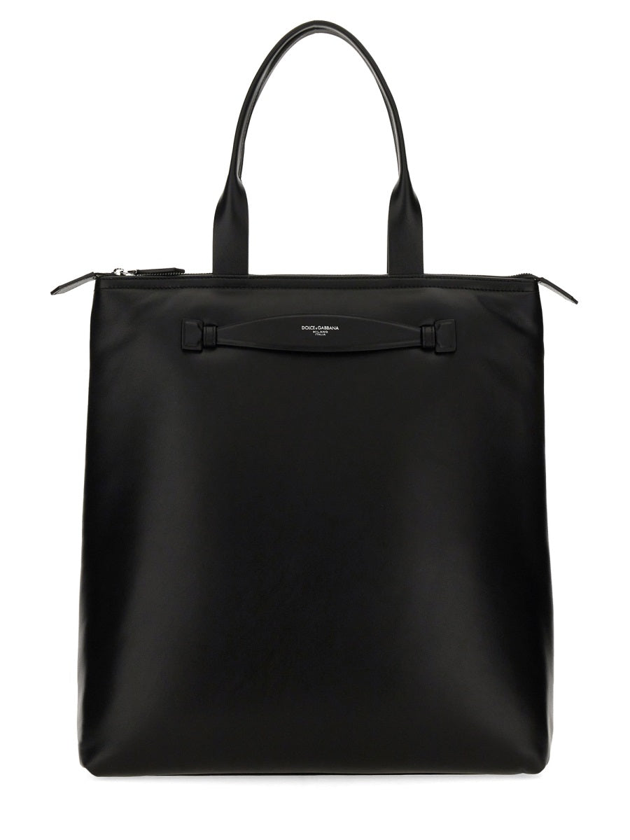 DOLCE & GABBANA Luxury Nappa Calfskin Shopping Bag for Men