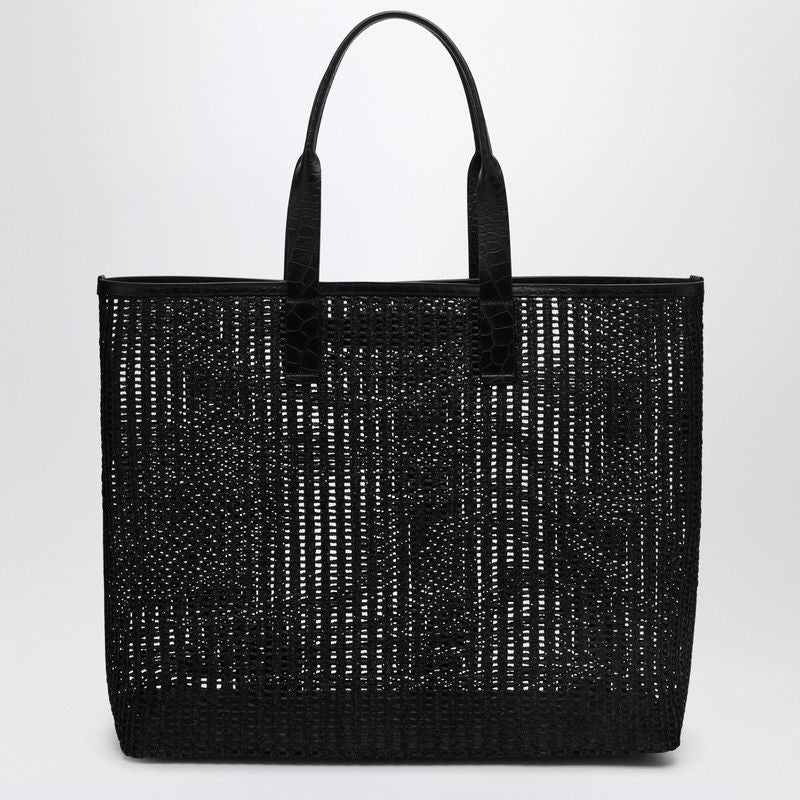 DOLCE & GABBANA Mesh Shopping Handbag