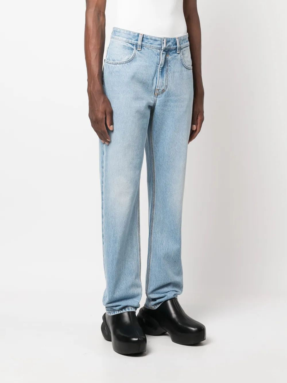 GIVENCHY Straight Fit 5 Pocket Trousers for Men