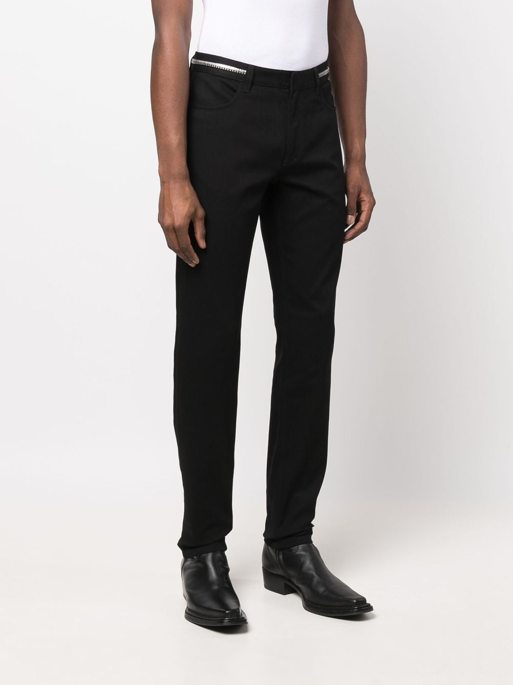 GIVENCHY Slim Fit Jeans with Metallic Details