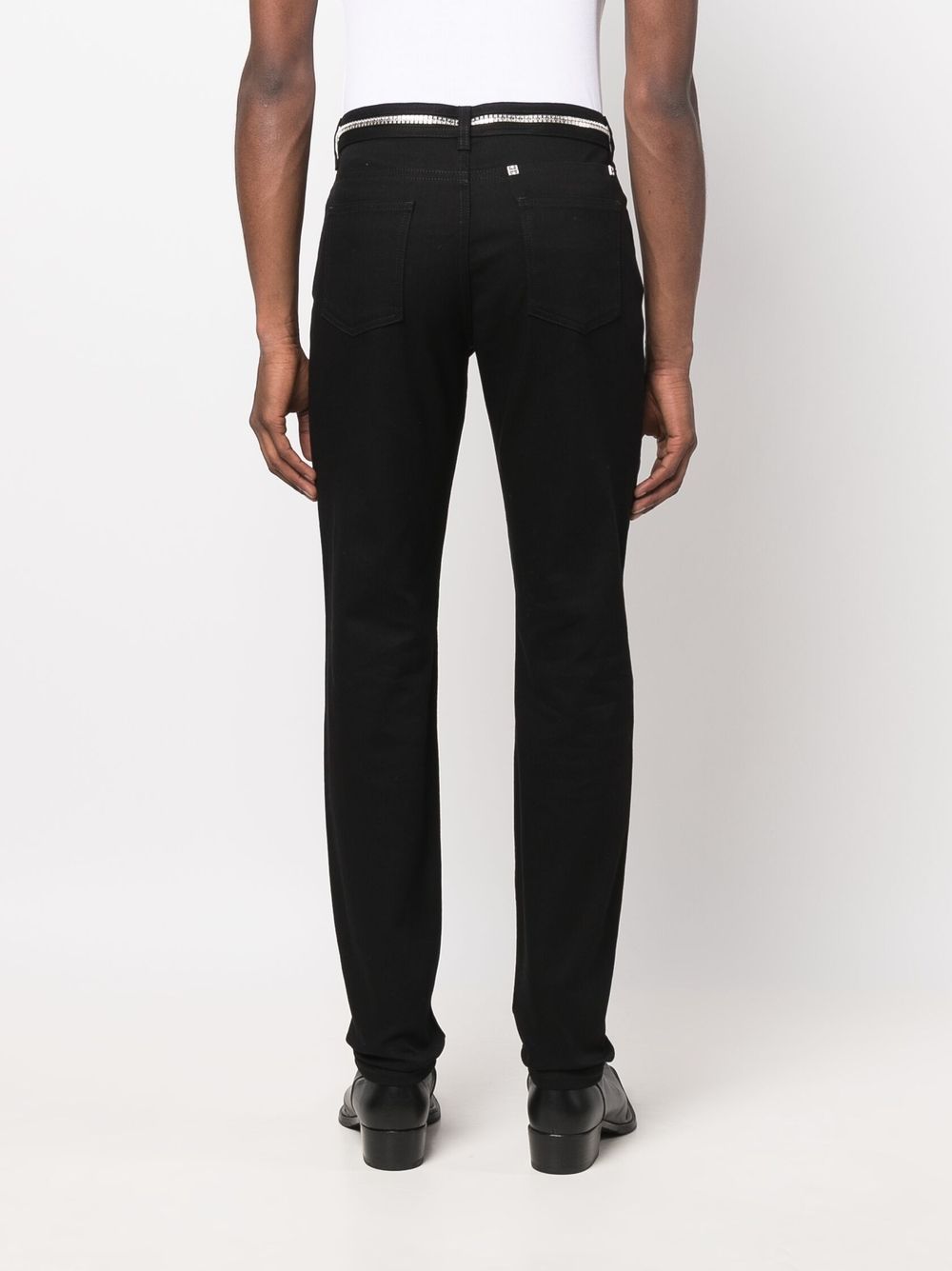 GIVENCHY Slim Fit Jeans with Metallic Details