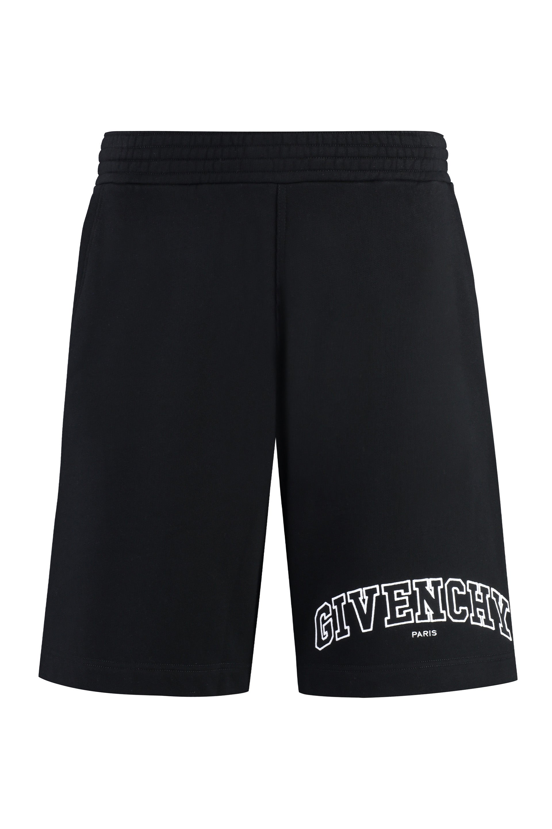 GIVENCHY Logo Print Sweatshorts for Men - Casual Style