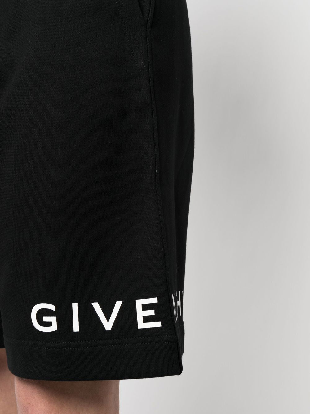 GIVENCHY Men's Fleece Shorts with Side and Back Pockets