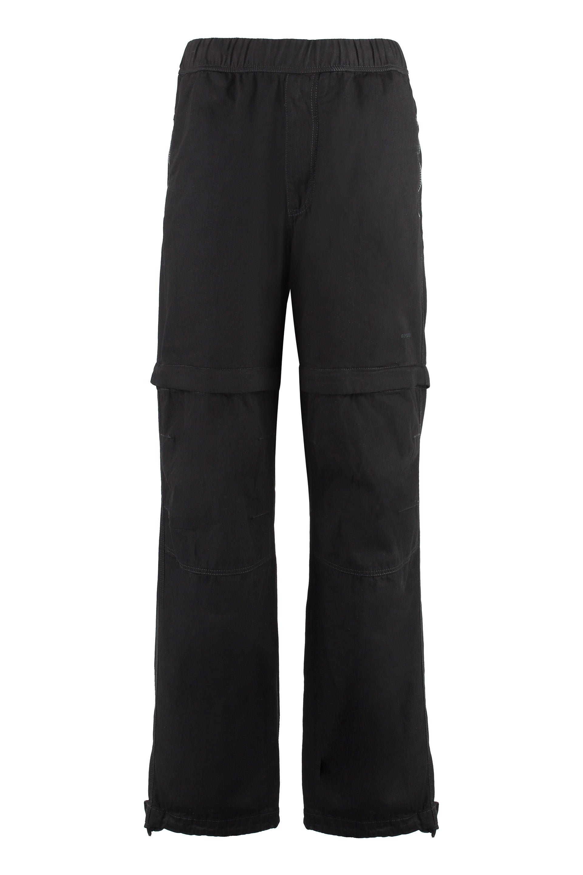 GIVENCHY Adjustable Cotton Trousers with Removable Bottoms