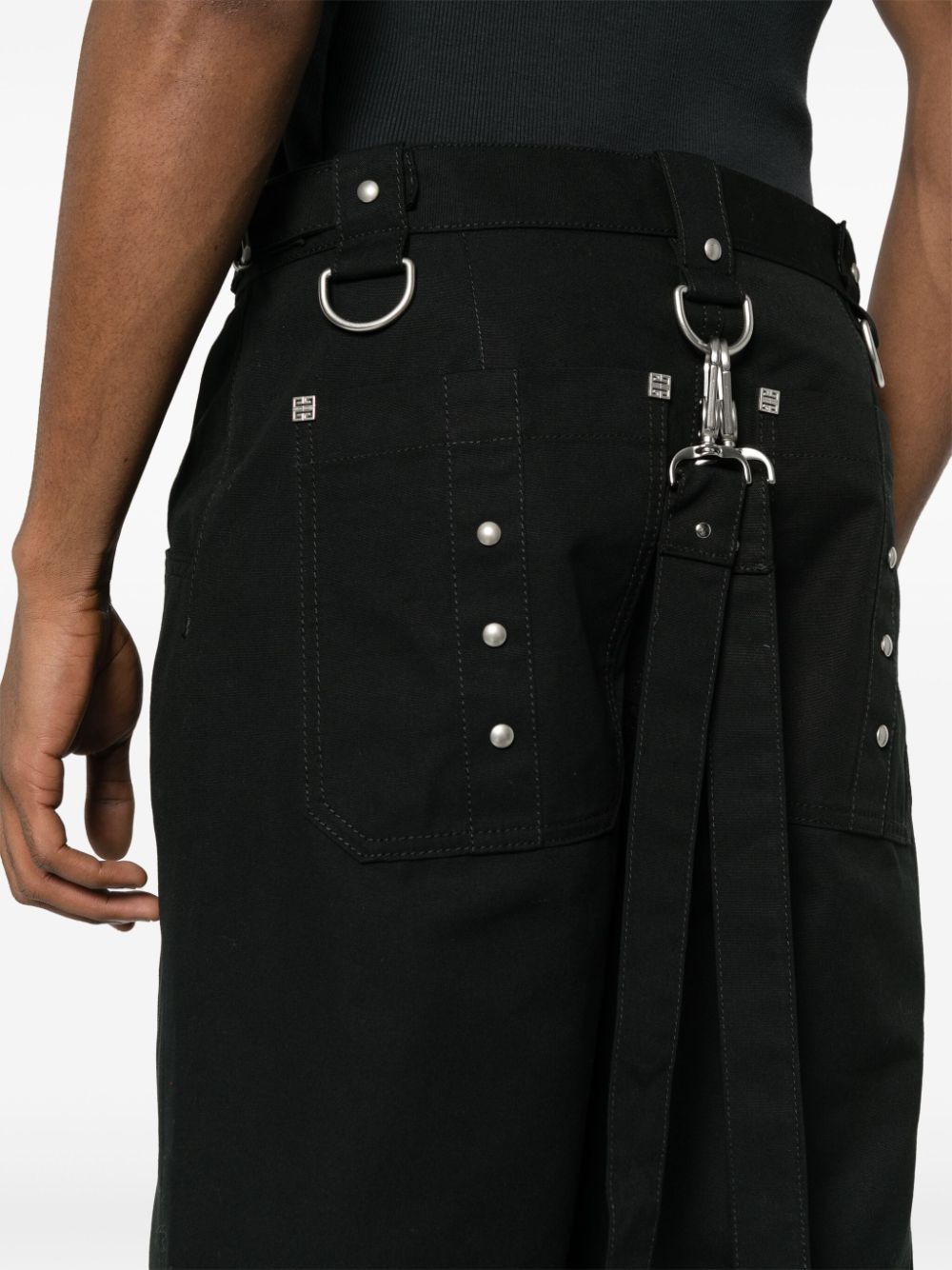 GIVENCHY Adjustable Trousers with Removable Bottoms for Men