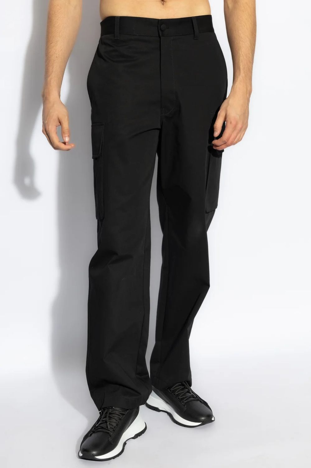 GIVENCHY Men's Cargo Pants with Gusset Pockets