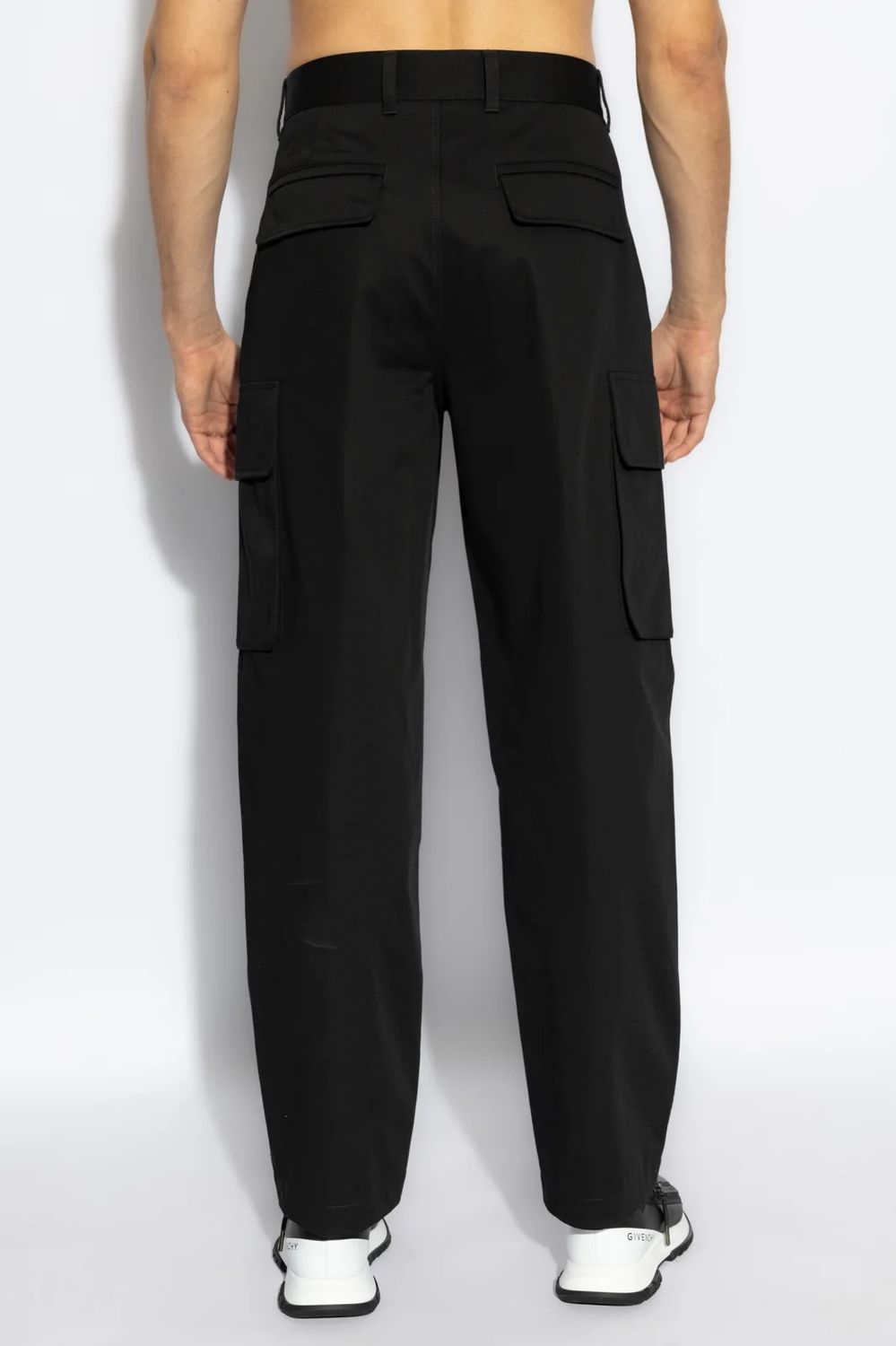 GIVENCHY Men's Cargo Pants with Gusset Pockets