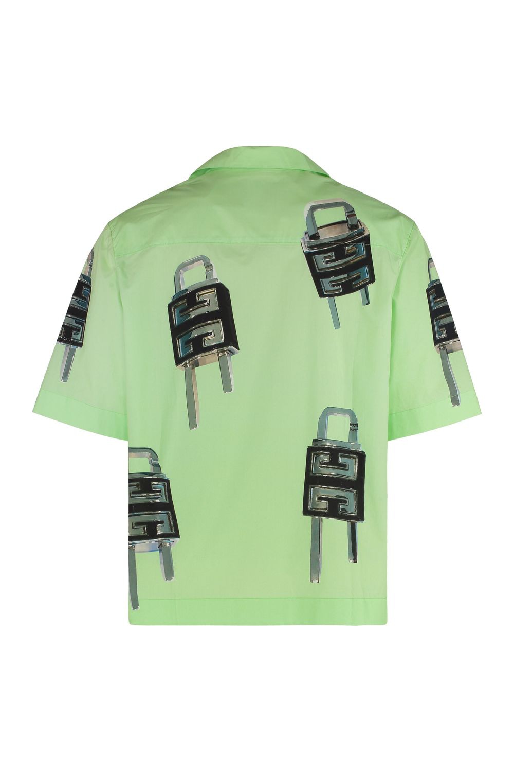 GIVENCHY Boxy Fit Printed Cotton Shirt