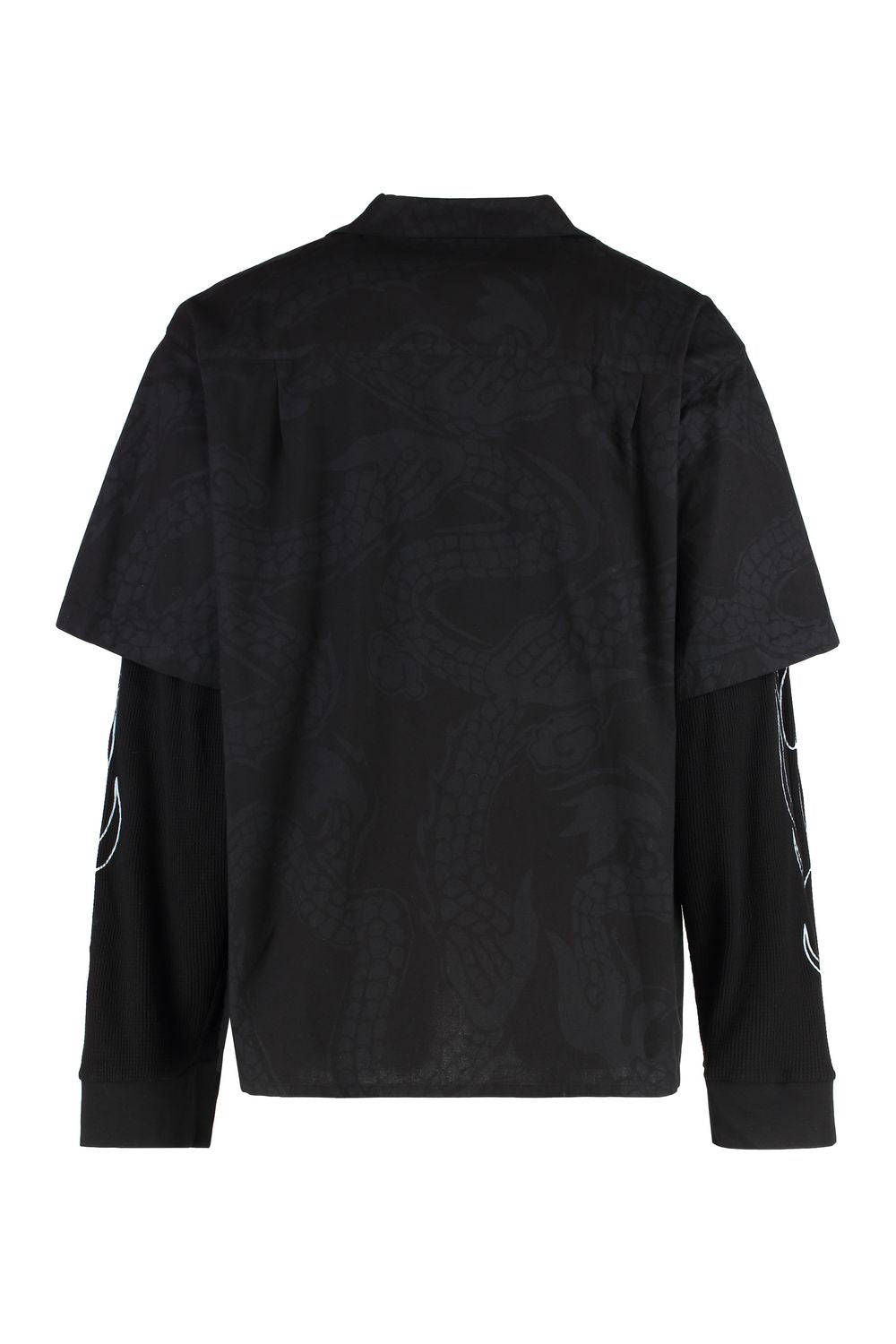 GIVENCHY Essential Cotton Shirt with Front Pocket and Side Slits