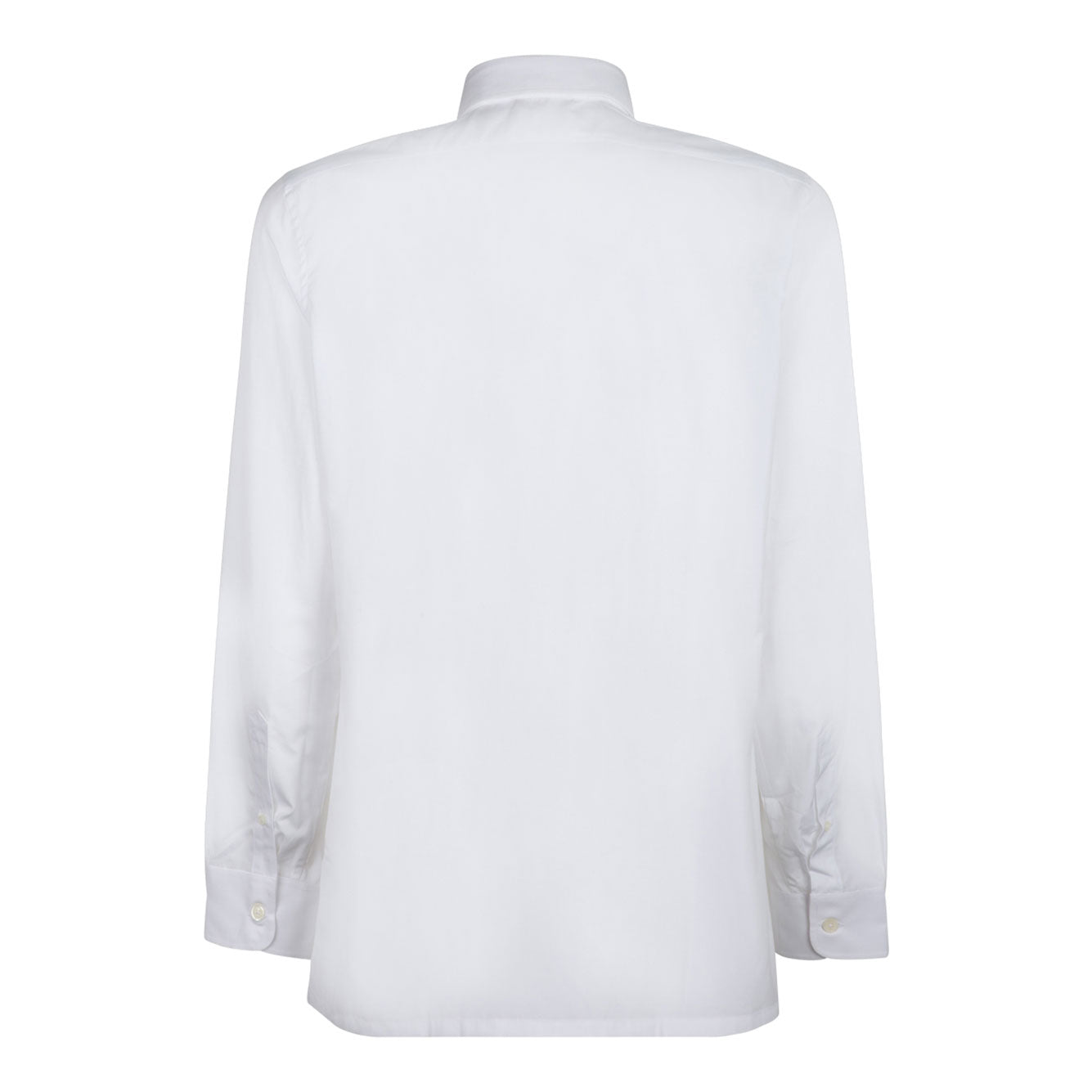 GIVENCHY Signature Cotton Shirt with Spread Collar