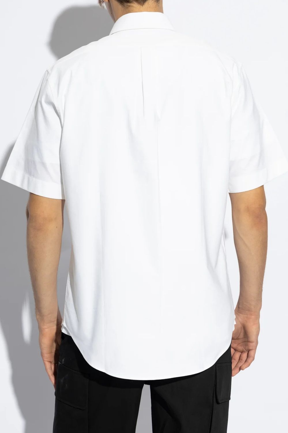 GIVENCHY Custom Fit Short Sleeve Oxford Shirt for Men