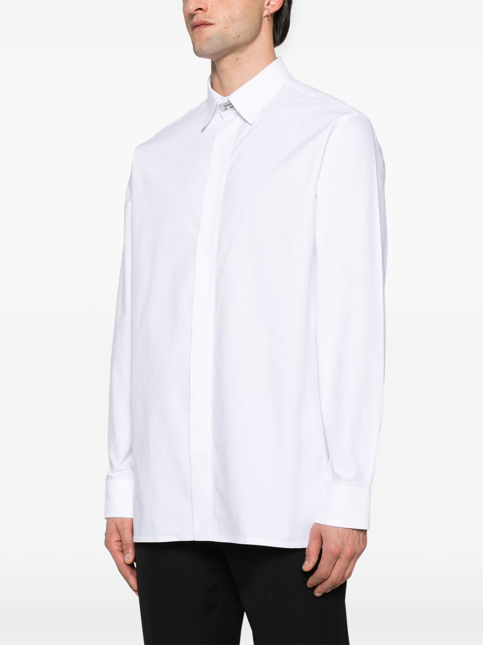 GIVENCHY Classic Fit Cotton Shirt for Men