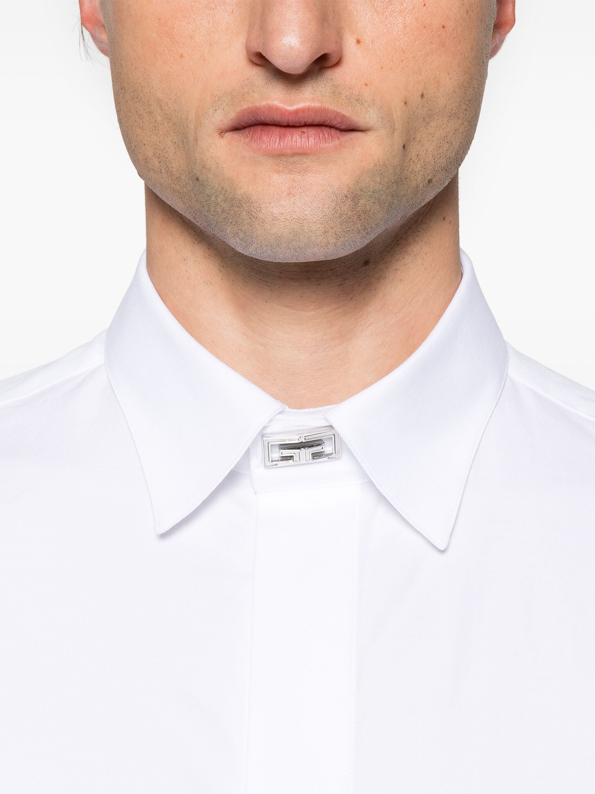 GIVENCHY Classic Fit Cotton Shirt for Men