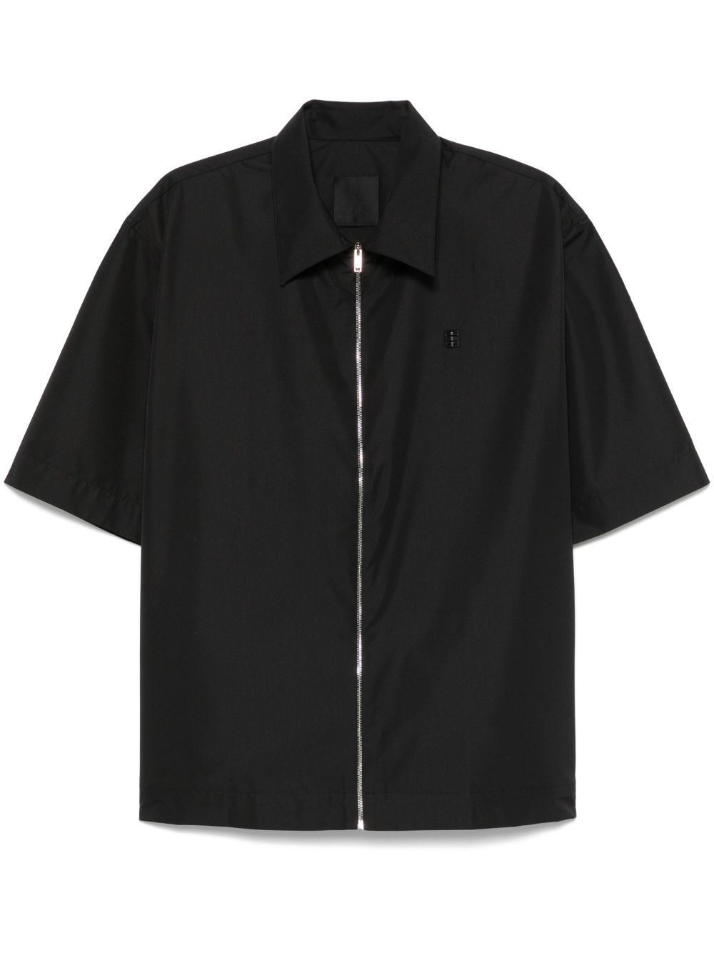 GIVENCHY 4G Plaque Zipped Shirt for Men