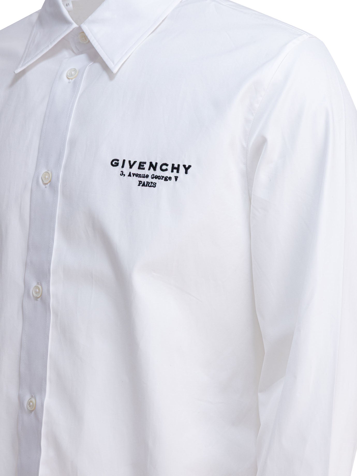GIVENCHY Classic Fit Mens Shirt with Signature Stamp