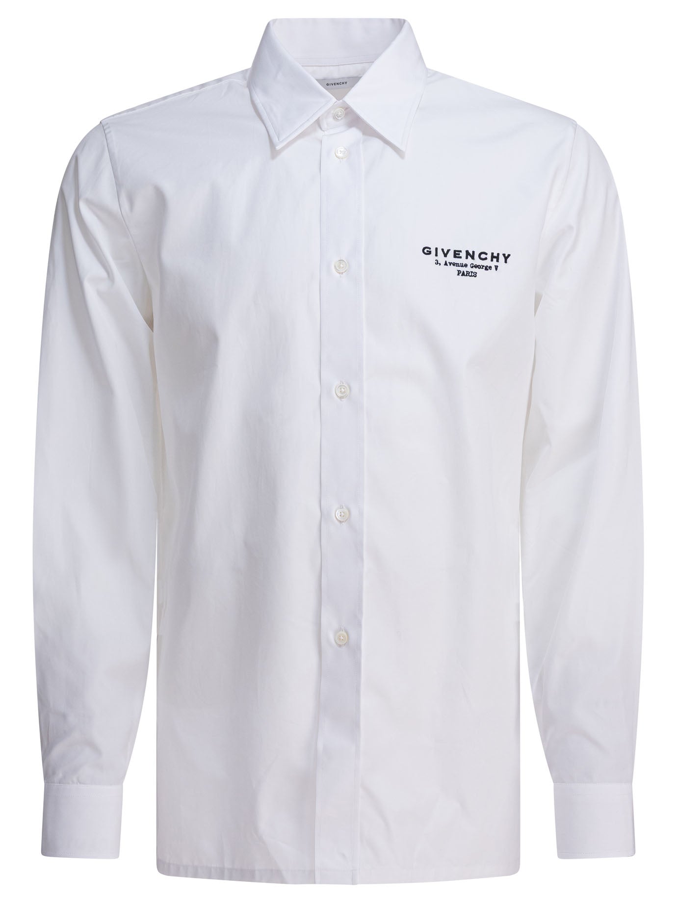 GIVENCHY Classic Fit Mens Shirt with Signature Stamp