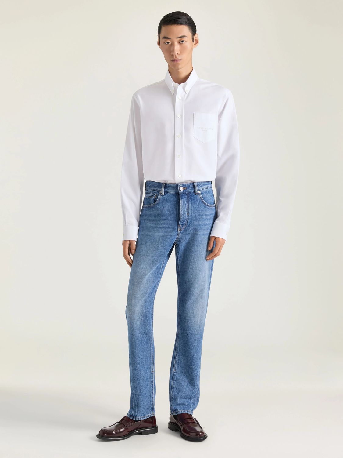 GIVENCHY Classic Fit Long Sleeve Shirt for Men