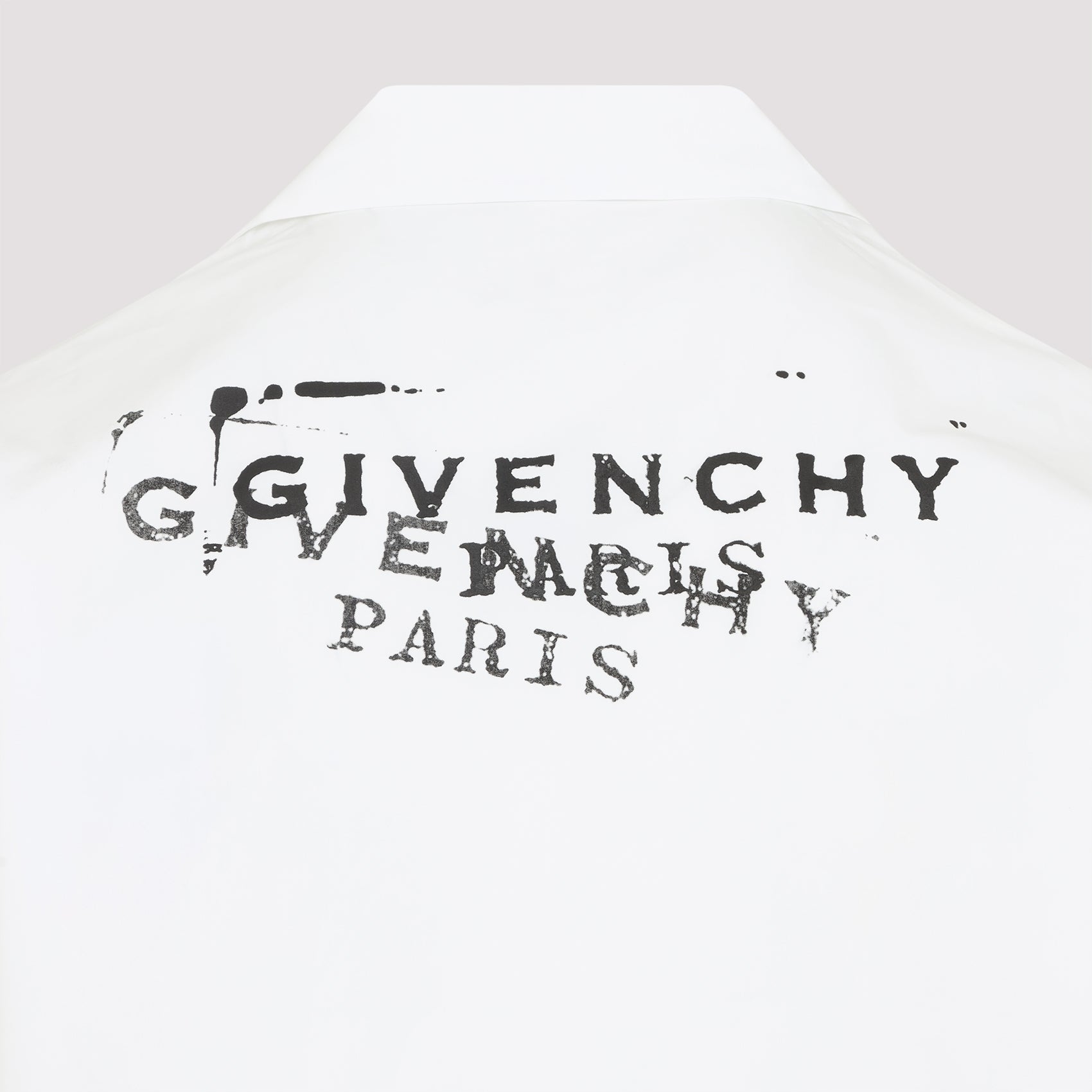 GIVENCHY Classic Cotton Shirt with Bowling Collar for Men