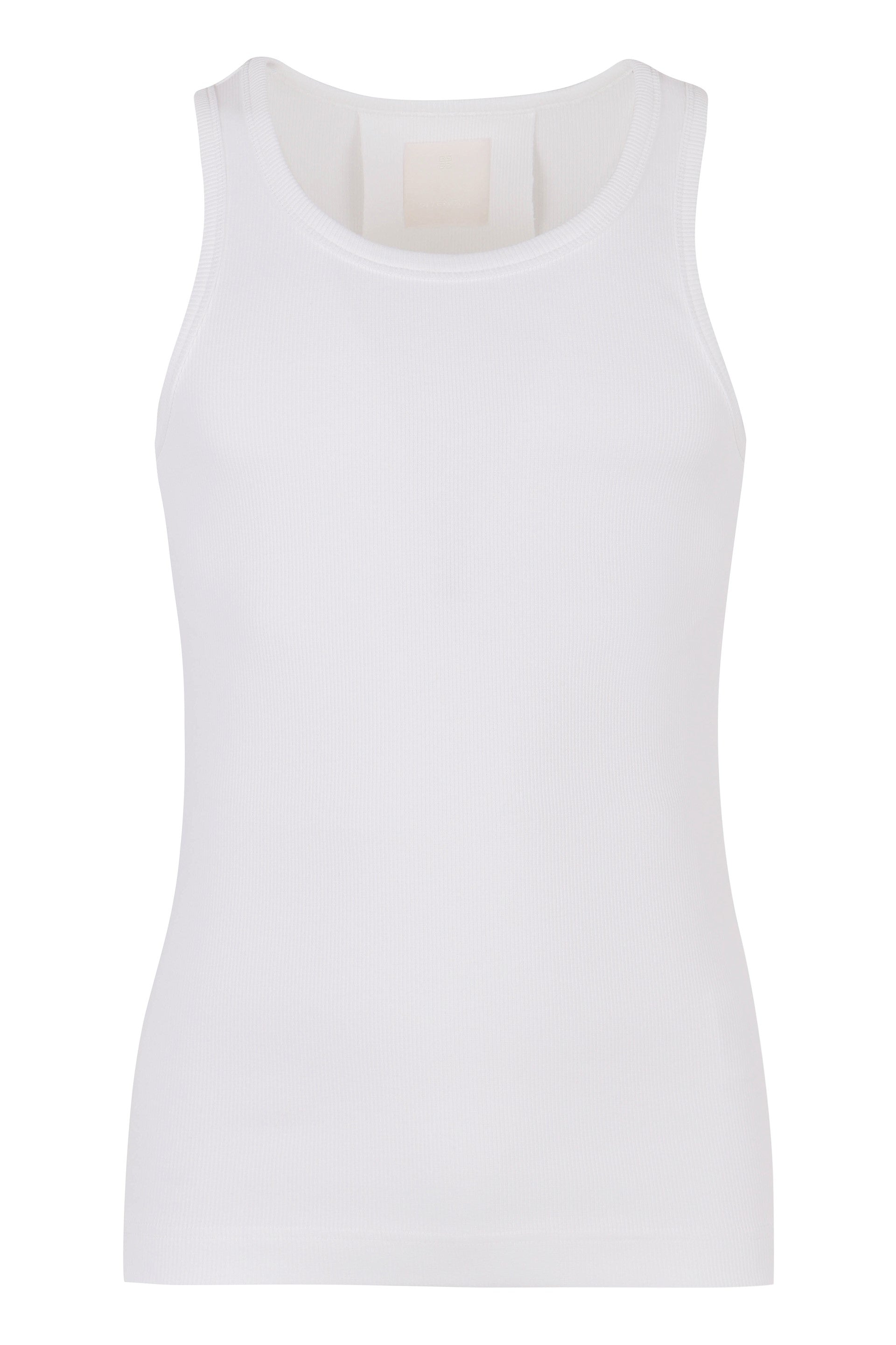 GIVENCHY Stretch Cotton Tank Top - SS24 Collection