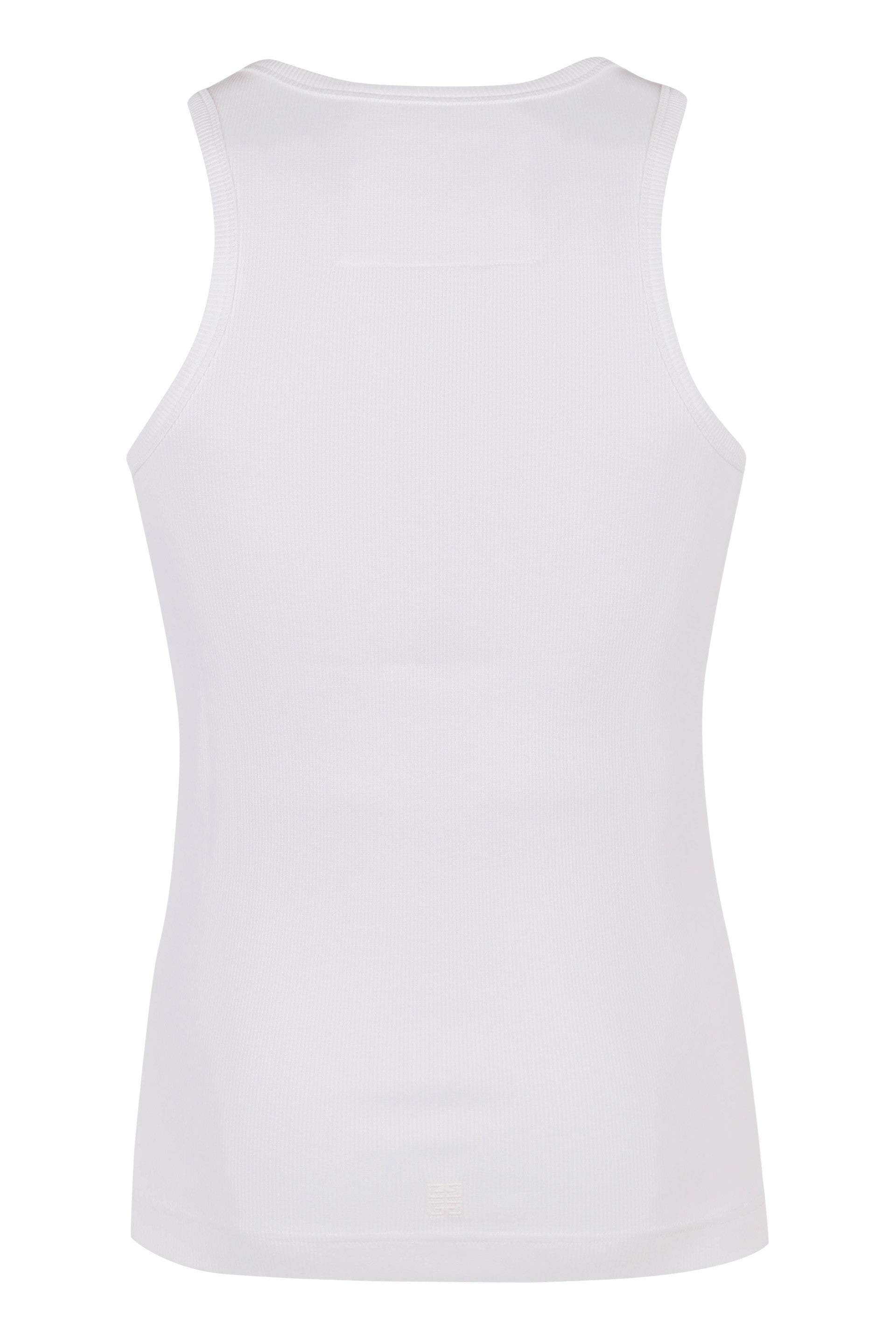 GIVENCHY Stretch Cotton Tank Top - SS24 Collection