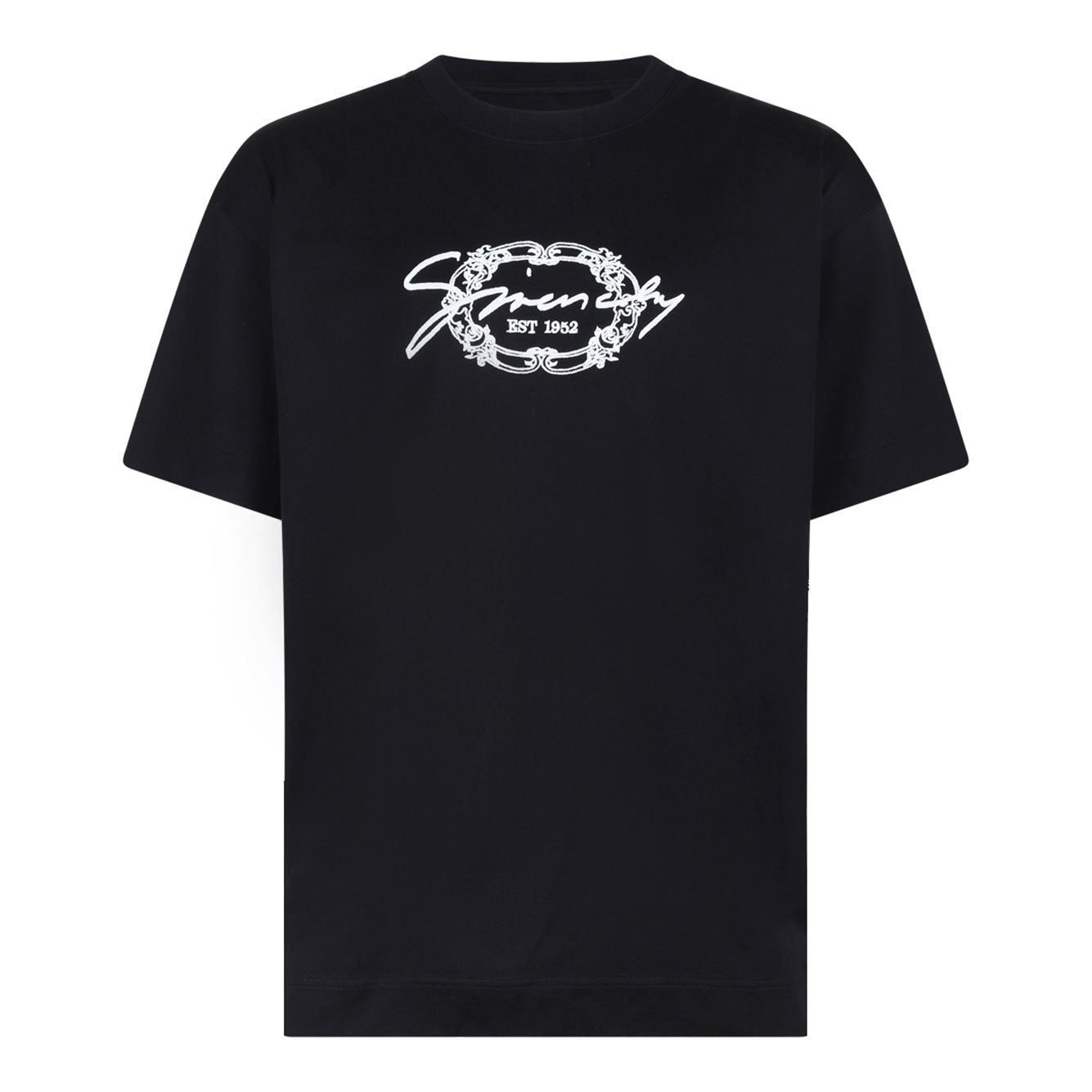 GIVENCHY Cotton Essential Crew Neck T-Shirt for Men