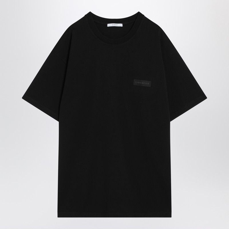 GIVENCHY Cotton T-Shirt with Logo Patch - FW25