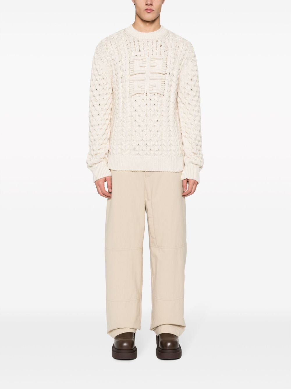 GIVENCHY Crew-Neck Cotton Sweater for Men