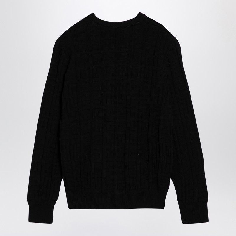 GIVENCHY Classic Black Cotton Sweater for Men - FW24 Collection