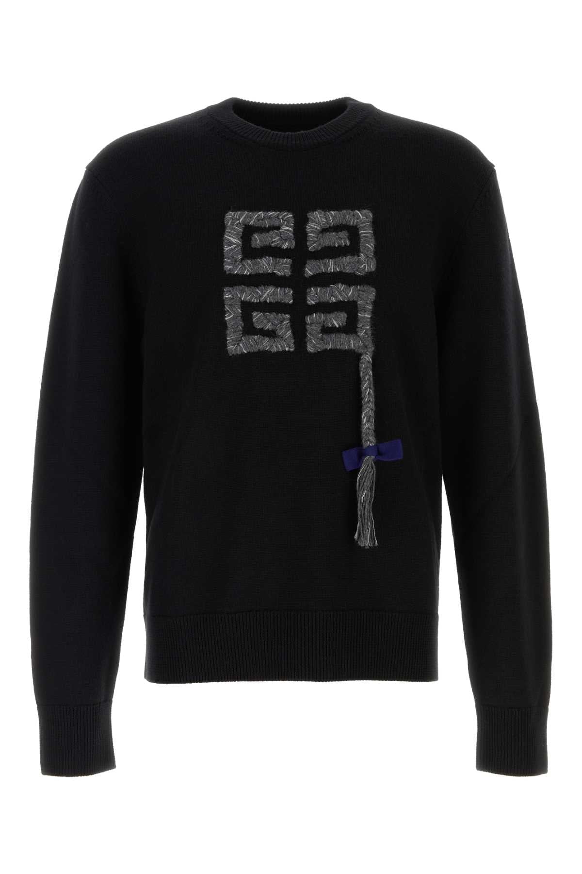 GIVENCHY Classic Crew Neck Wool Sweater for Men