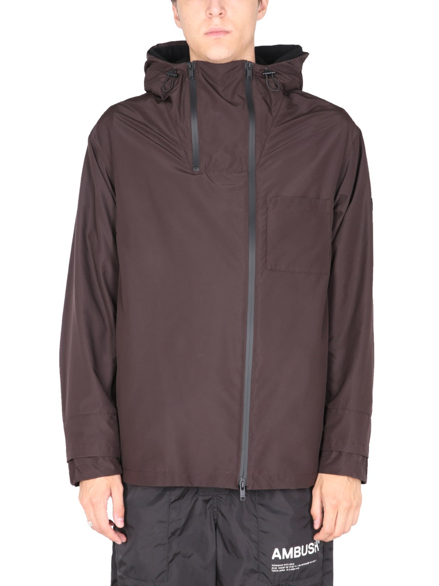AMBUSH Sleek Slim Fit Jacket with Drawstring Hood